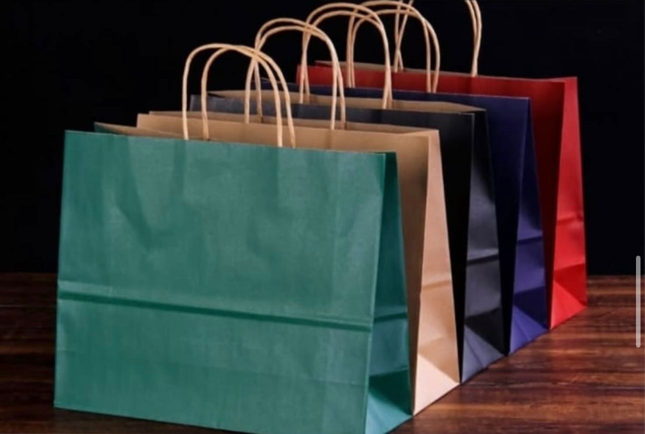 SAC KRAFT AVEC POIGNEE |25 x12 x33 cm pack de 600 pcs