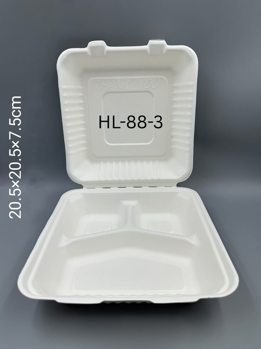 BARQUETTE EN BAMBOU FORME CARRE AVEC COUVERCLE VERROUILLABLE PACK DE 200 PCS