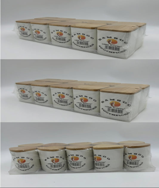 Cure-dents en bois pack de 10 pcs