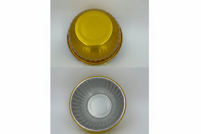 BARQUETTES PETITS VOLUMES EN ALUMINIUM AVEC COUVERCLE  96 pcs