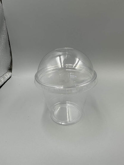 GOBELETS SOLIDES TRANSPARENTS |Boissons froides & milkshakes avec couvercle | Pack de 50