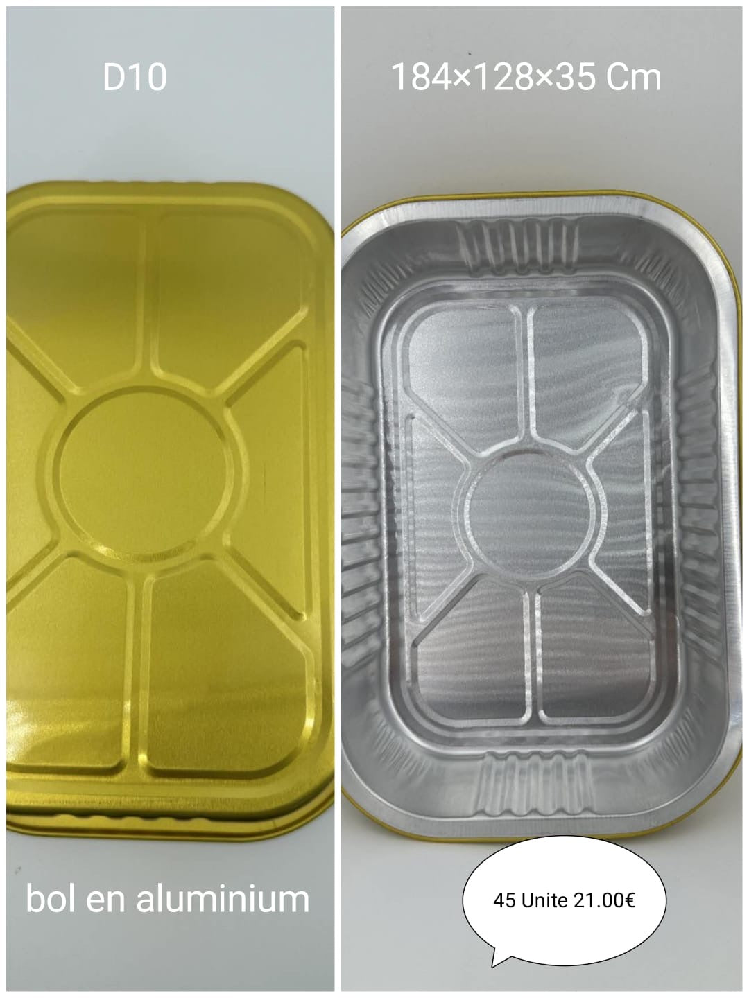 BARQUETTE RECTANGULAIRES AVEC COUVERCLE |GAMME PREMIUM