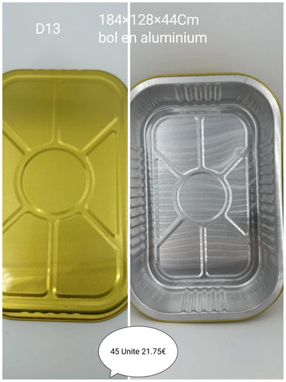 BARQUETTE RECTANGULAIRES AVEC COUVERCLE |GAMME PREMIUM