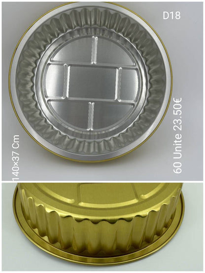 BARQUETTES RONDES AVEC COUVERCLE | GAMME PREMIUM