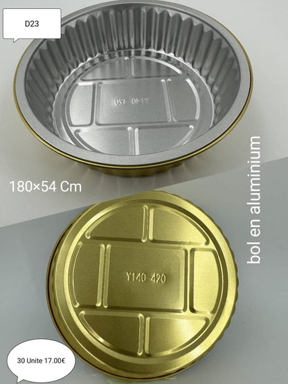 BARQUETTES RONDES AVEC COUVERCLE