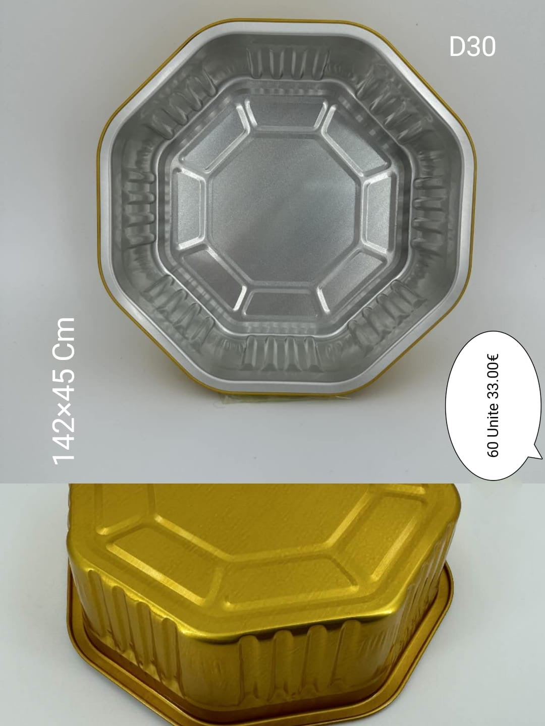 BARQUETTES RONDES AVEC COUVERCLE