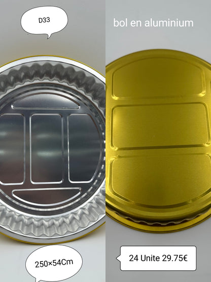 BARQUETTES RONDES AVEC COUVERCLE