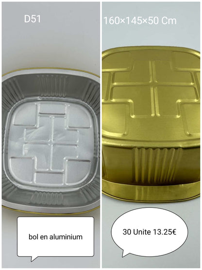 BARQUETTE RECTANGULAIRES AVEC COUVERCLE |GAMME PREMIUM