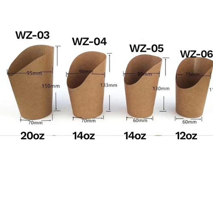 BARQUETTE CLASSIQUE |POT A WRAPS  | Pack de 100pcs