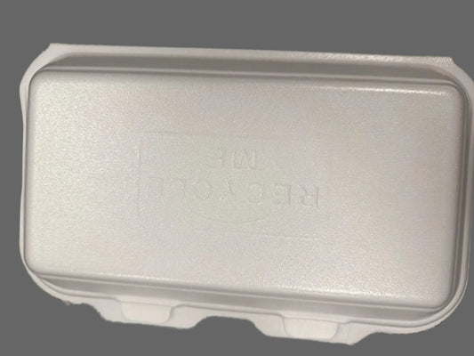 Barquettes en mousse à couvercle verrouillable PACK DE 200pcs