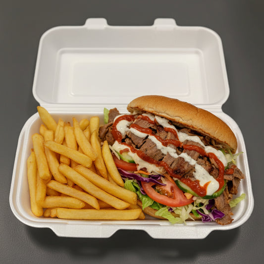 Barquettes en mousse à couvercle verrouillable PACK DE 200pcs