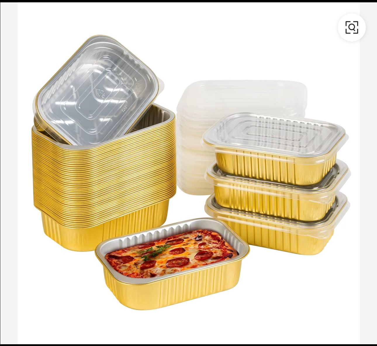 BARQUETTE RECTANGULAIRES AVEC COUVERCLE |GAMME PREMIUM