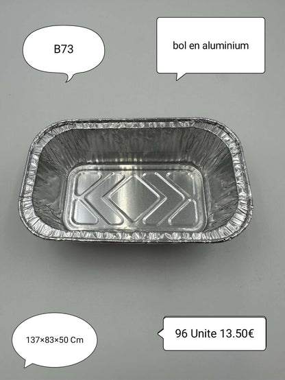 BARQUETTES RECTANGULAIRES EN ALUMINIUM