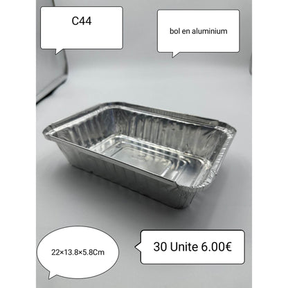 BARQUETTES RECTANGULAIRES EN ALUMINIUM