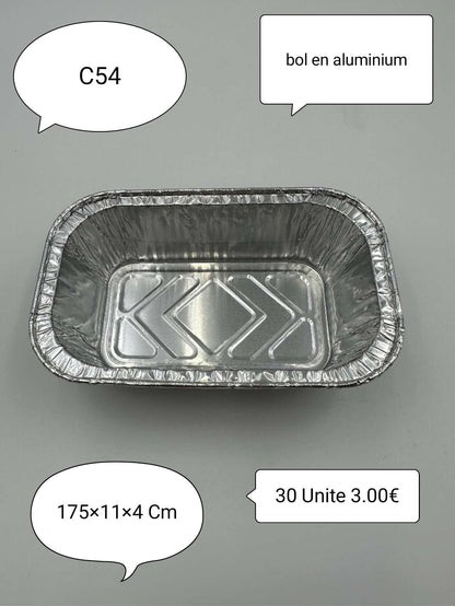 BARQUETTES RECTANGULAIRES EN ALUMINIUM