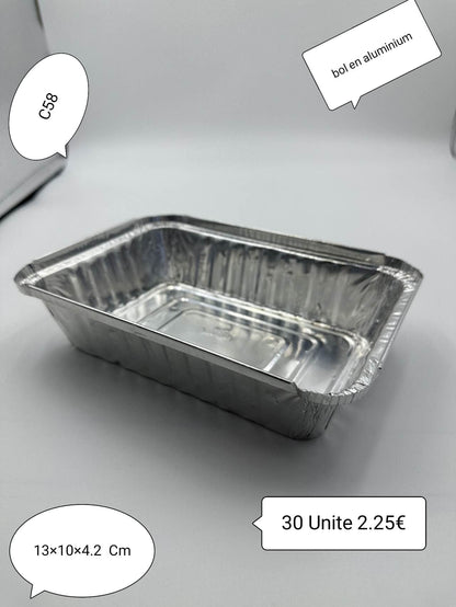 BARQUETTES RECTANGULAIRES EN ALUMINIUM