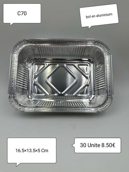 BARQUETTES RECTANGULAIRES EN ALUMINIUM