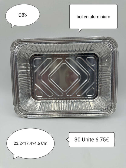 BARQUETTES RECTANGULAIRES EN ALUMINIUM