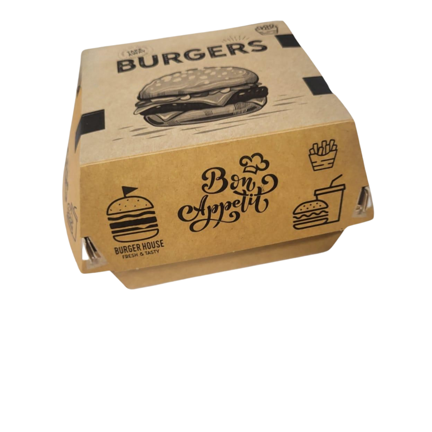 BOITE BURGER  PACK DE 200 PCS