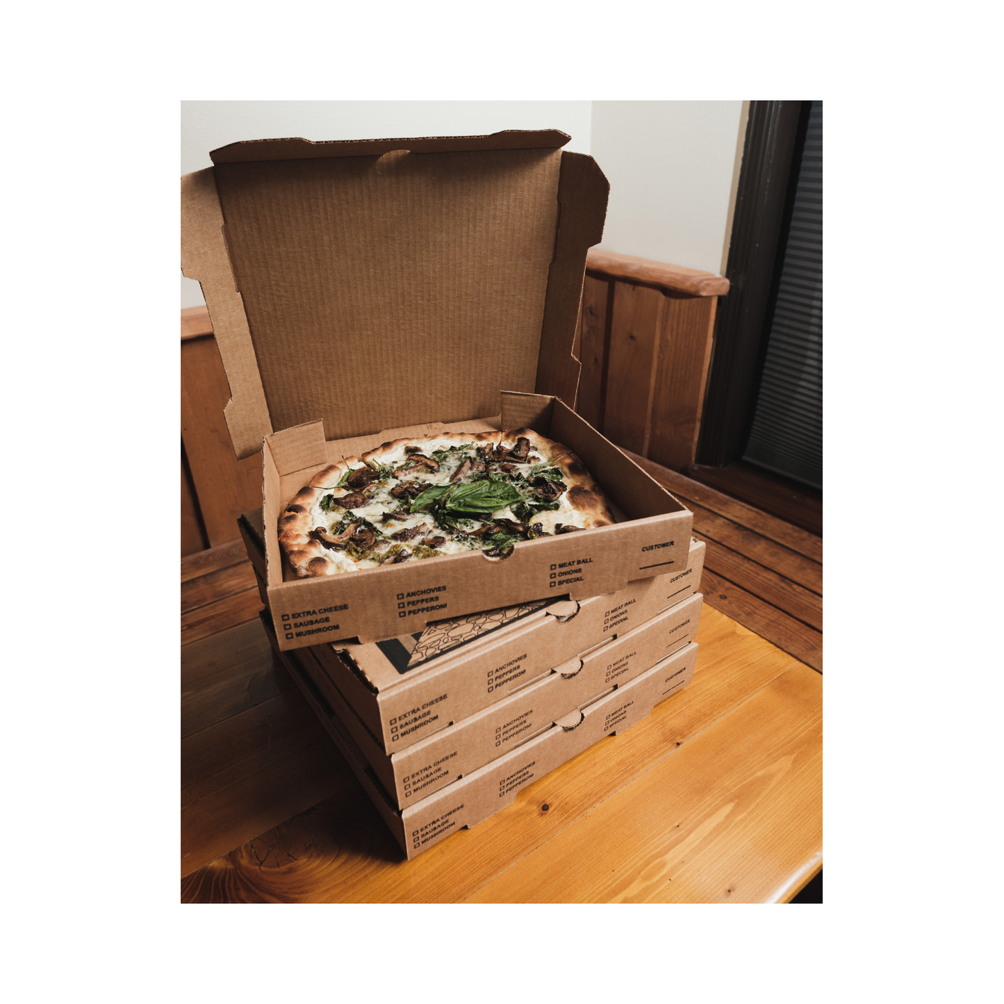 BOÎTES À PIZZA CARTON PACK DE 100 PCS