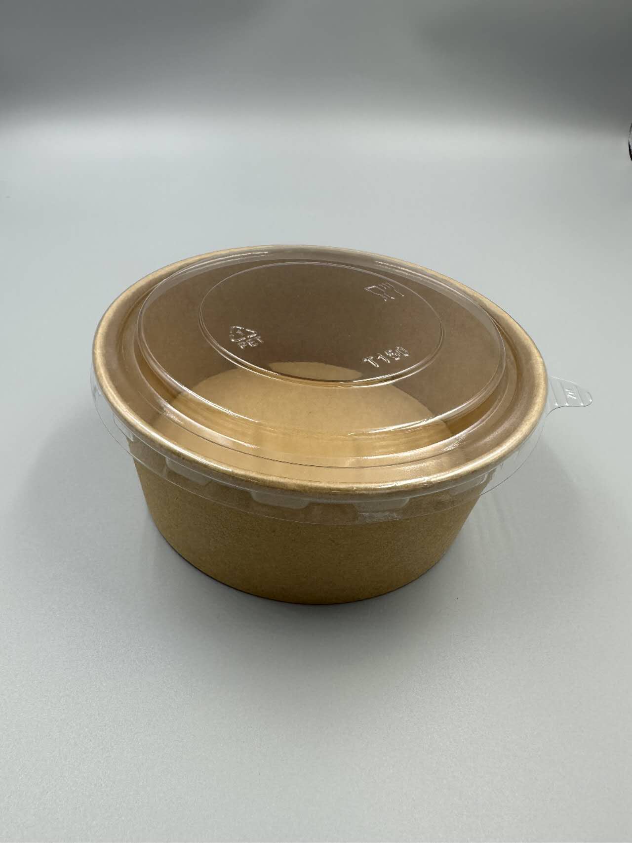 BOLS SALADIER KRAFT AVEC COUVERCLE  PACK DE 600PCS