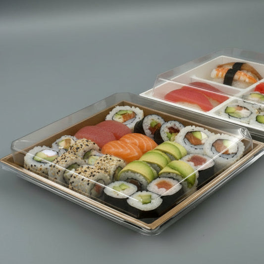 Boîtes cassette pour pâtisserie & sushi pack de 250 pcs