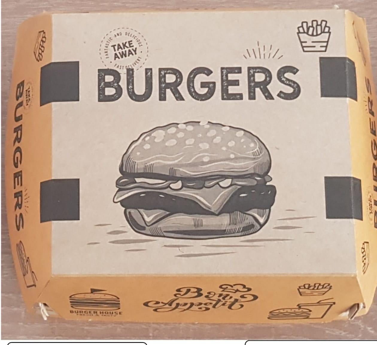 BOITE BURGER  PACK DE 200 PCS