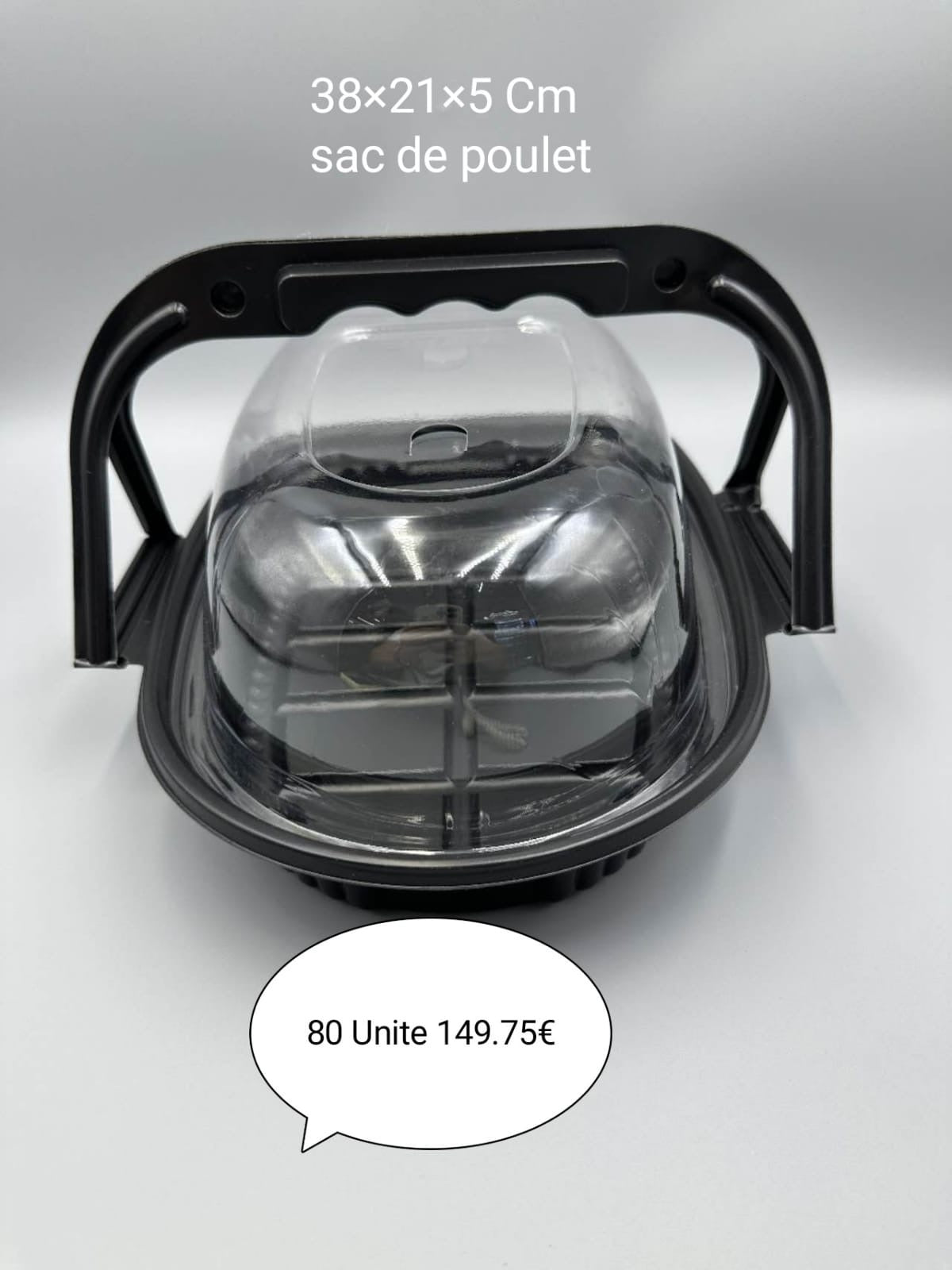 SAC DE POULET AVEC POIGNEE FACILE à PORTER